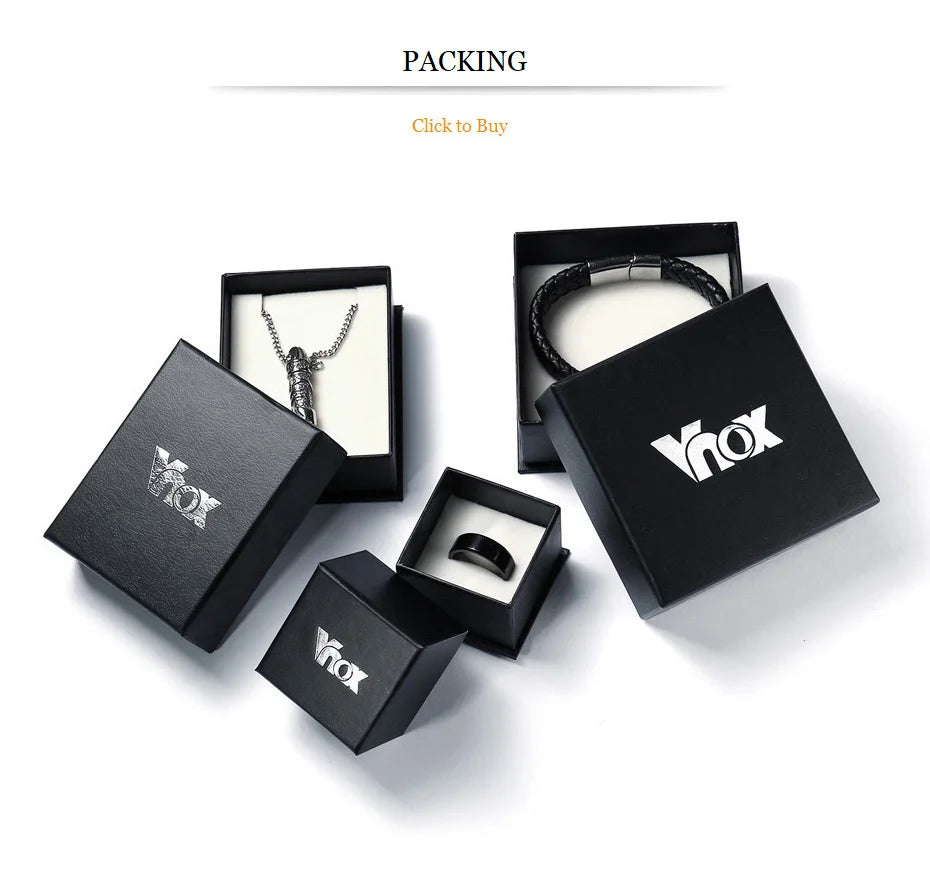 Vnox Big Stone Ring for Men Black Gold Color Stainless Steel Chunky Male Alliance Punk Jewelry