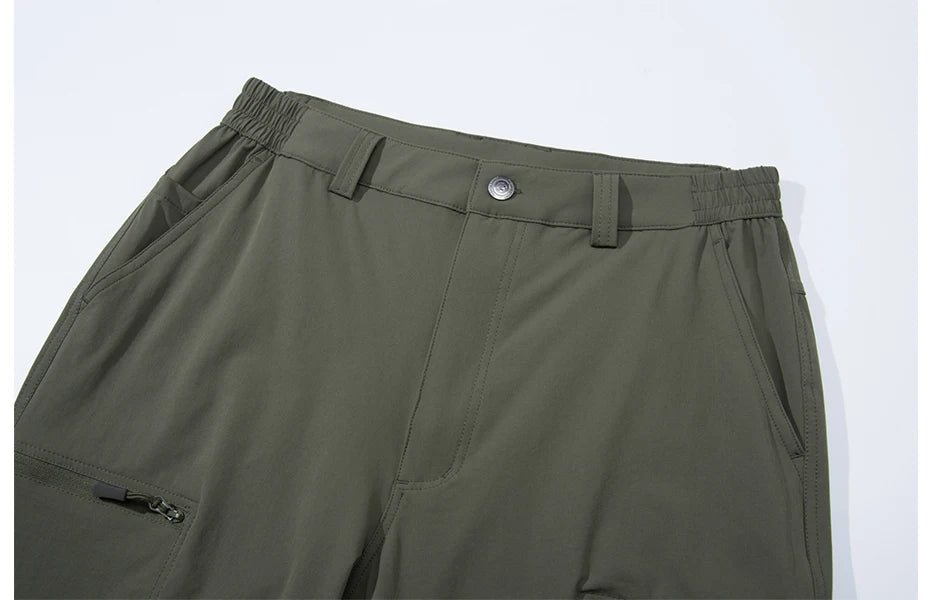 MAGCOMSEN Men's Waterproof Hiking Pants with Multi-pockets Ripstop Hard-wearing Quick Dry Casual Cargo Straight Working Pants