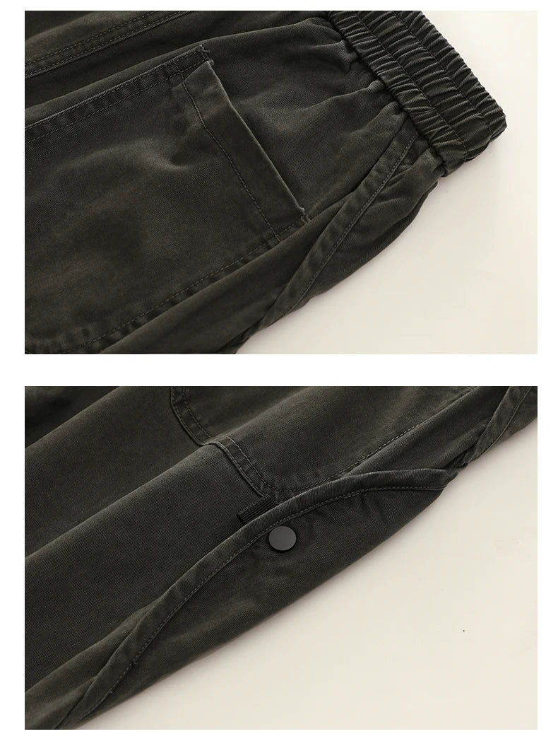 Plus Size Japanese Streetwear Oversize Cargo Pants Men Clothing Harajuku Casual Joggers Korean Hip Hop Baggy Trousers Male