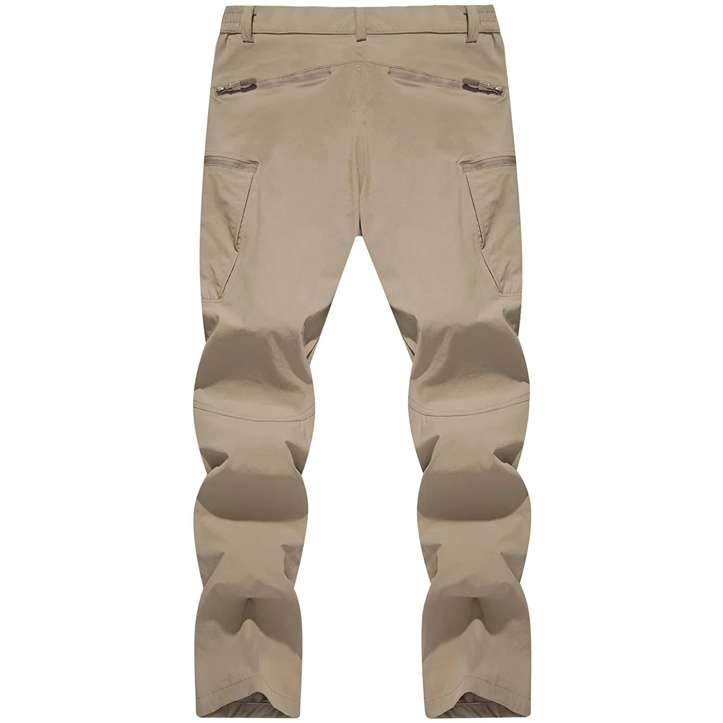 TACVASEN Summer Lightweight Trousers Mens Fishing Pants Outdoor Hiking Nylon Quick Dry Pockets Cargo Pants Casual Work Trousers