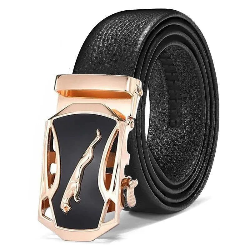 Fashion Business Men'S Belt Genuine Luxury Brand Belt Metal Buckle Belt High-Quality PU Leather Soft Belt With Cargo Pants Jeans