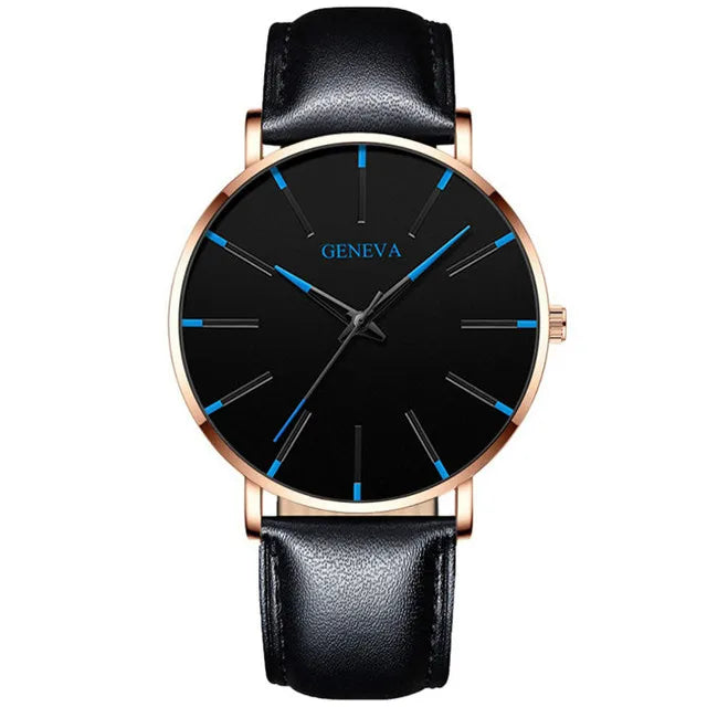 Minimalist Mens Fashion Ultra Thin Watches Simple Men Business Stainless Steel Mesh Belt Quartz Wrist Watch Relogio Masculino