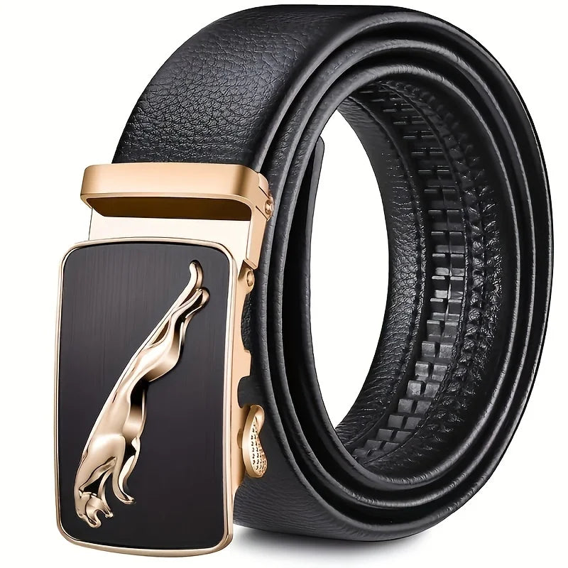 Fashion Business Men'S Belt Genuine Luxury Brand Belt Metal Buckle Belt High-Quality PU Leather Soft Belt With Cargo Pants Jeans