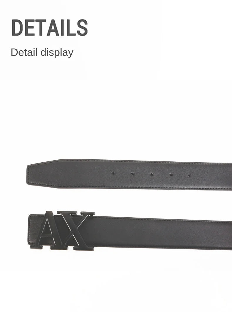 New Trend Fashion Men's Belt Leather Designer Pants Fashion Brand Wide Belt Men's Luxury Fancy Vintage Strap Men's Jeans