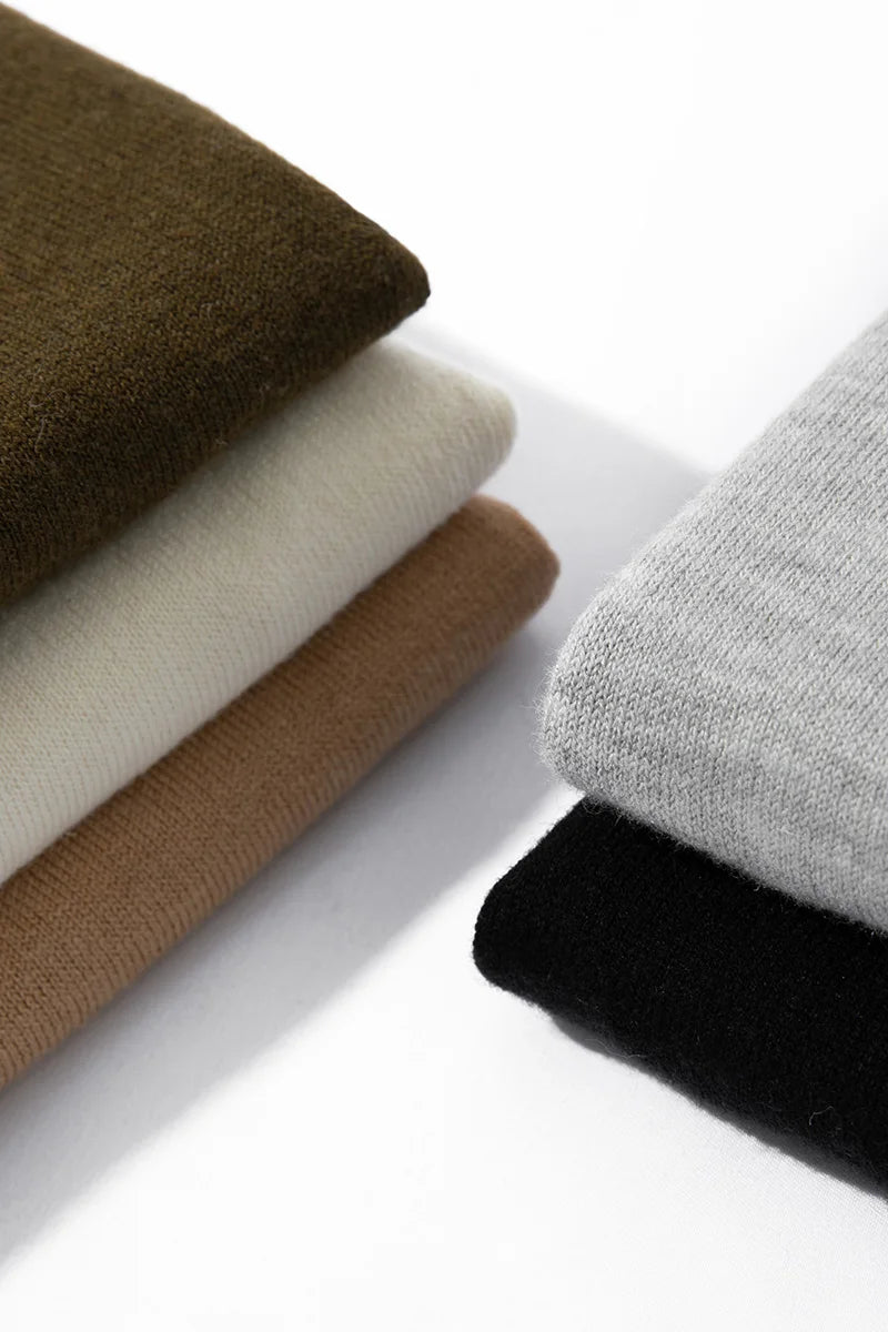 Summer Classic Men Knitwear Silk Wool Blend Sweater Pullover Polo Neck T-Shirt Short Sleeved Cool High-Quality Clothing Tops