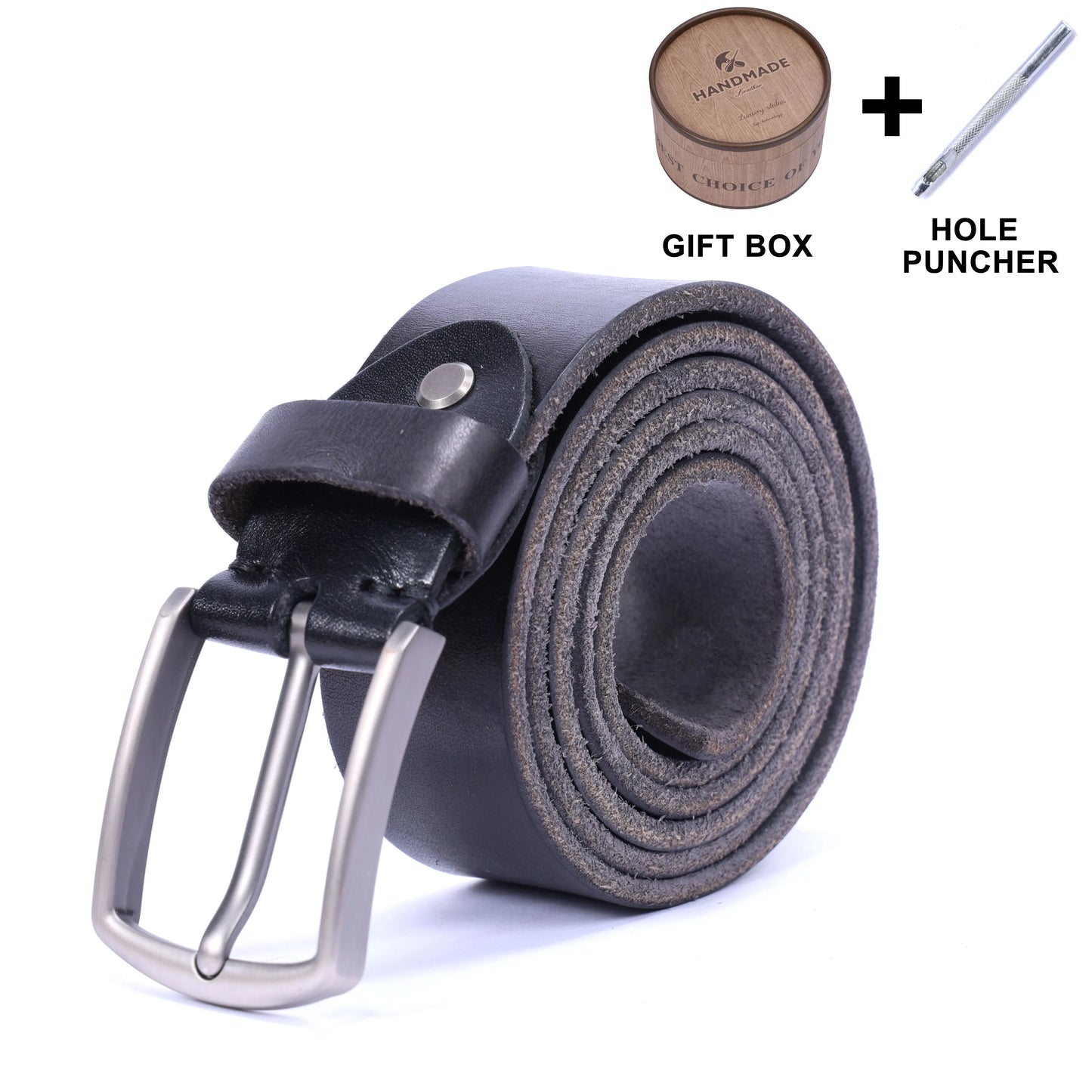 Retro Casual Cowhide Genuine Leather Men's Pin Buckle Belt, StudentBelt, Simple Classic Belt