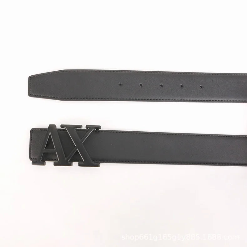 New Trend Fashion Men's Belt Leather Designer Pants Fashion Brand Wide Belt Men's Luxury Fancy Vintage Strap Men's Jeans