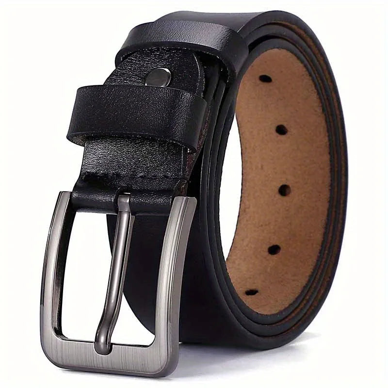 Plus Size 105 110 120 130 140 150 160 170cm Belt for Men Women Genuine Leather Alloy Metal Pin Buckle Waist Betls Straps