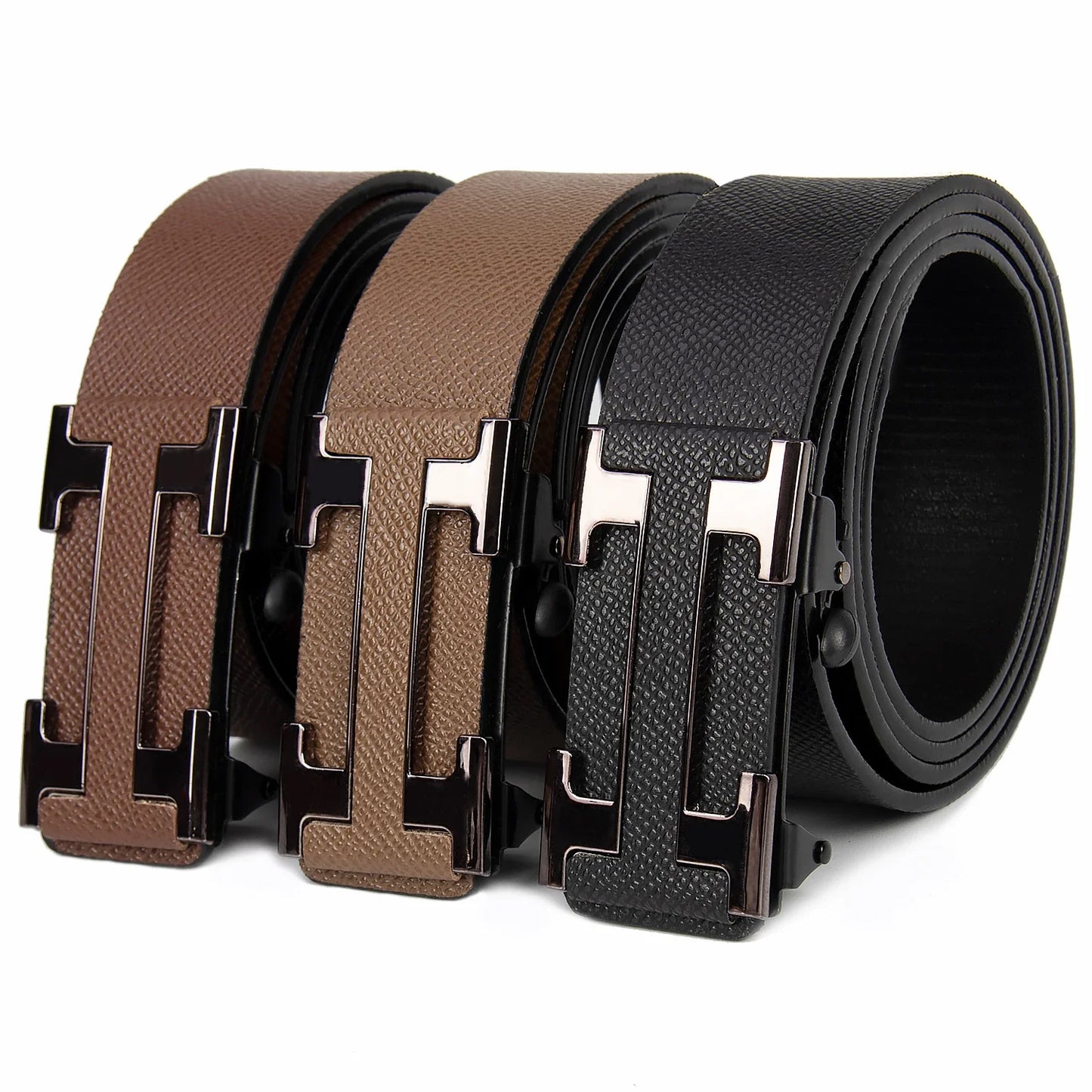 Famous Style Male Brand Belt Men Men's Business Belts Durable dark colored gift item