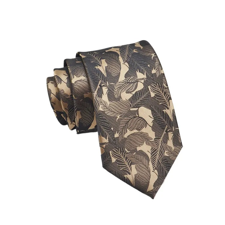 35 Styles Men's Silk Ties Jacquard Dot Floral 8cm Necktie Accessories Daily Wear Shirt Suit Cravat Wedding Party Gifts Neck Tie