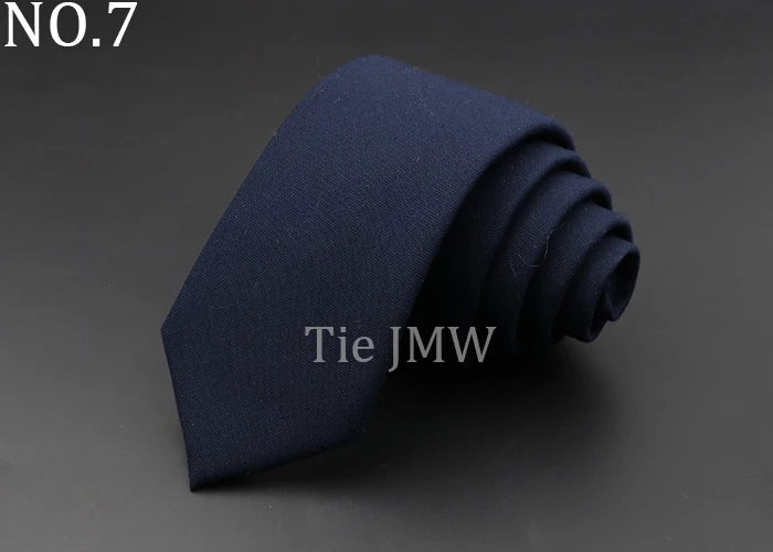 Mens Ties 6cm Classic Cotton Handmade Skinny Grey Plaid Neckties Striped Narrow Collar Slim Cashmere Casual Tie Accessories Gift
