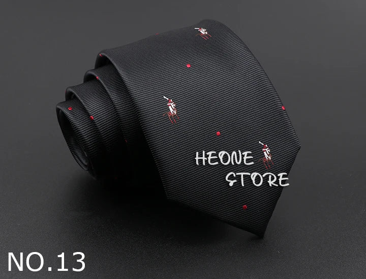 Novelty Men's Tie Floral Feather Elk Geometric Patten Red Blue Neckties Leisure Business Daily Wear Cravat Wedding Party Gift
