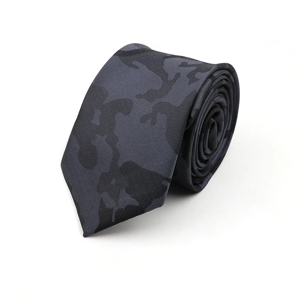 6cm Casual Ties For Men Skinny Tie Fashion Polyester Plaid Strip Necktie Business Slim Shirt Accessories Gift Cravate NO.31-61