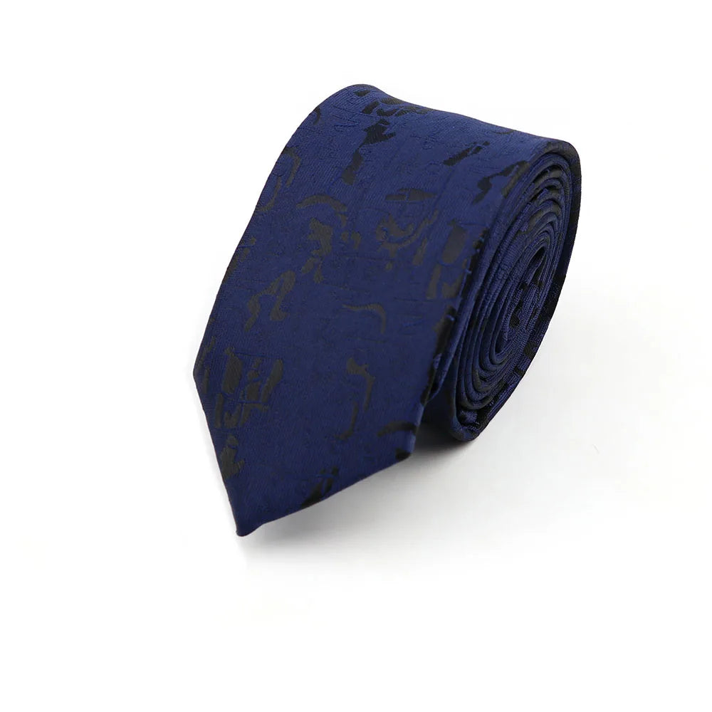 6cm Casual Ties For Men Skinny Tie Fashion Polyester Plaid Strip Necktie Business Slim Shirt Accessories Gift Cravate NO.31-61