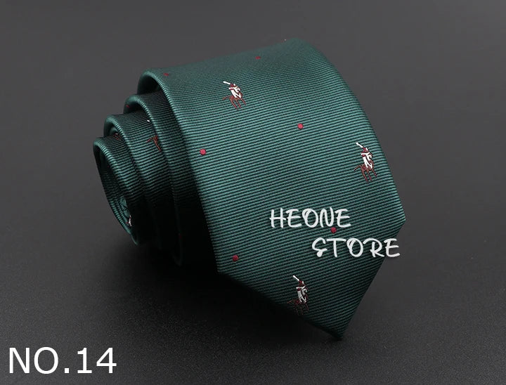 Novelty Men's Tie Floral Feather Elk Geometric Patten Red Blue Neckties Leisure Business Daily Wear Cravat Wedding Party Gift