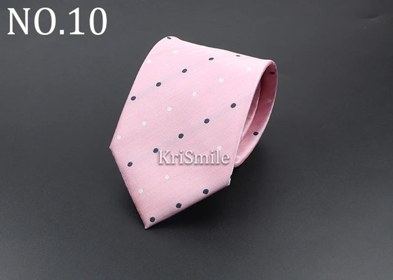Novelty Ties For Men Cartoon Dog Dots Paisley Striped Fashion Mens Business Meeting Wedding Tuxedo Suit Shirt Daily Wear Cravat