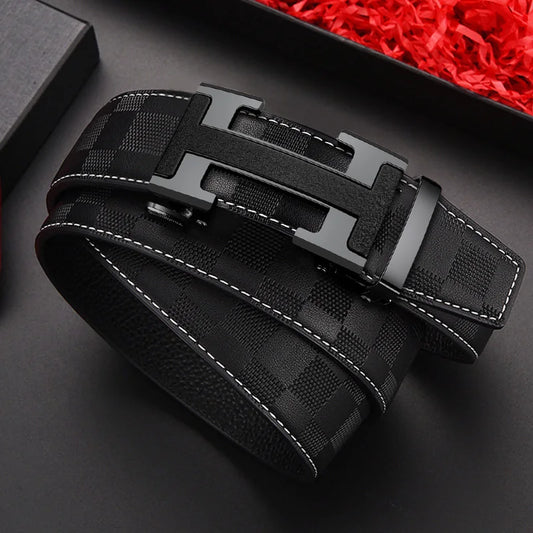 Luxury belt for men Genuine leather belt Alloy buckle, automatic buckle belt, men's designer belts, men's gifts