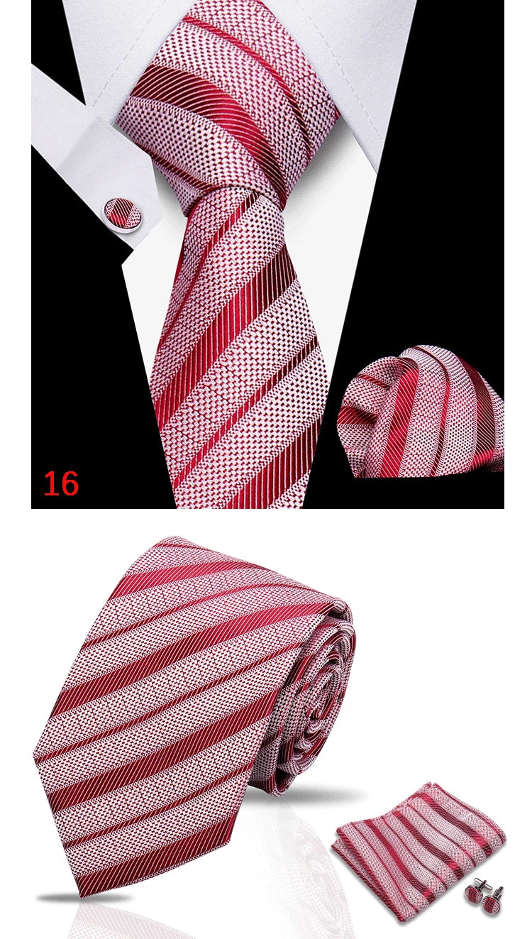 HUISHI 3-Pieces Blue Business Men's Tie Set Handmade NeckTie Men Formal Luxury Wedding High Quality Gravata Suit Accessories