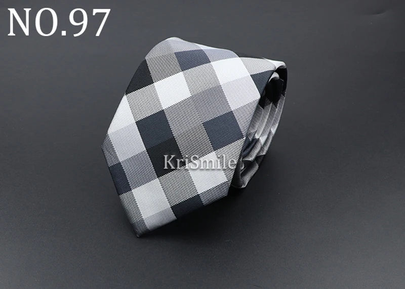 Novelty Ties For Men Cartoon Dog Dots Paisley Striped Fashion Mens Business Meeting Wedding Tuxedo Suit Shirt Daily Wear Cravat