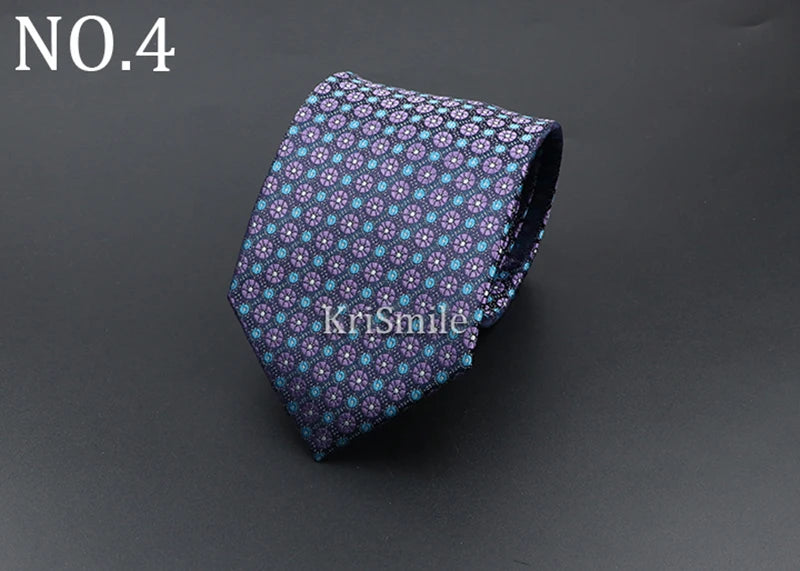 Novelty Ties For Men Cartoon Dog Dots Paisley Striped Fashion Mens Business Meeting Wedding Tuxedo Suit Shirt Daily Wear Cravat
