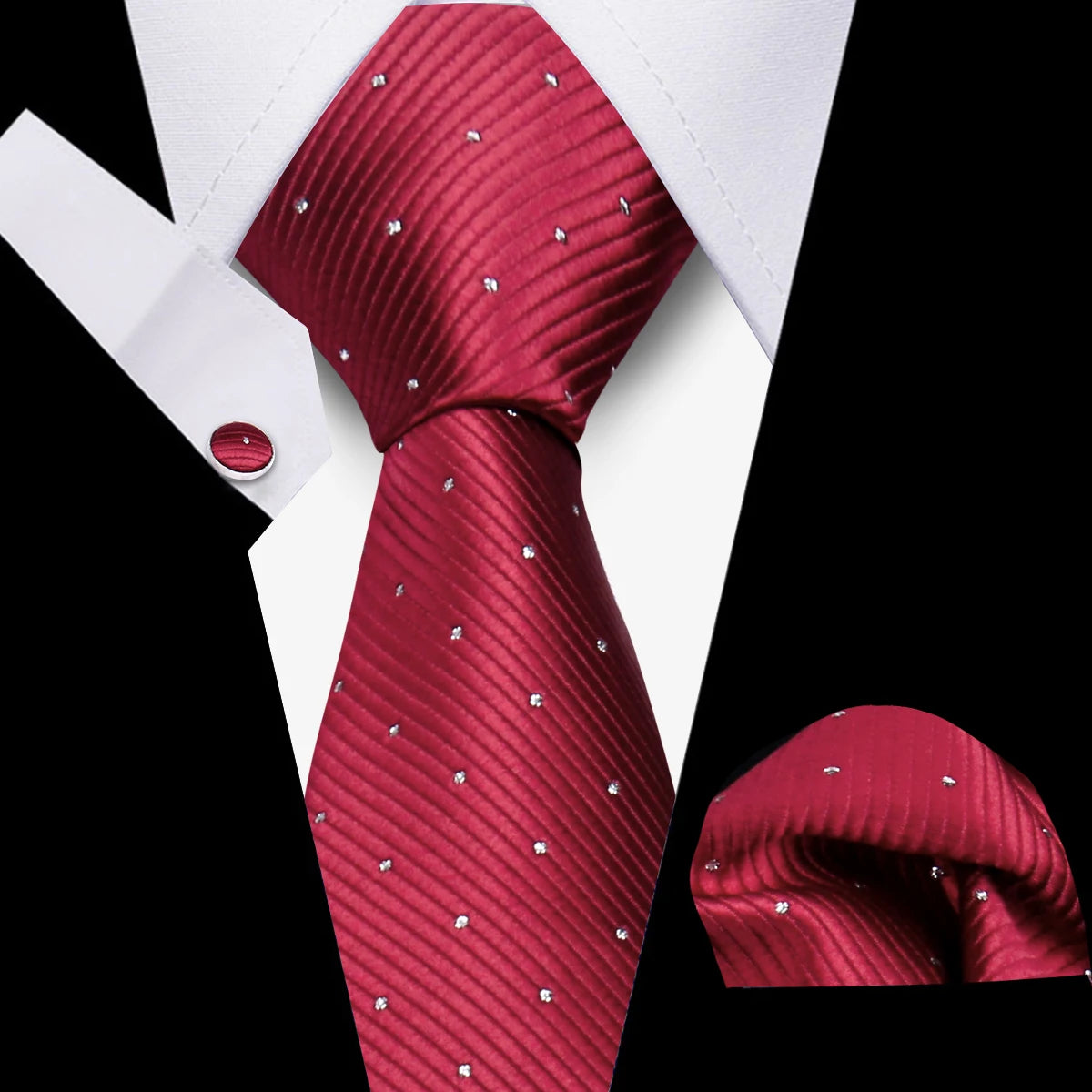 HUISHI 3-Pieces Blue Business Men's Tie Set Handmade NeckTie Men Formal Luxury Wedding High Quality Gravata Suit Accessories
