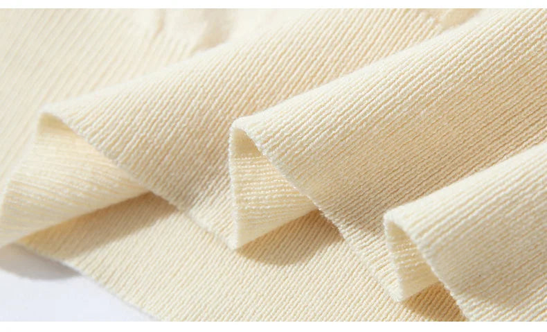 Summer Classic Men Knitwear Silk Wool Blend Sweater Pullover Polo Neck T-Shirt Short Sleeved Cool High-Quality Clothing Tops