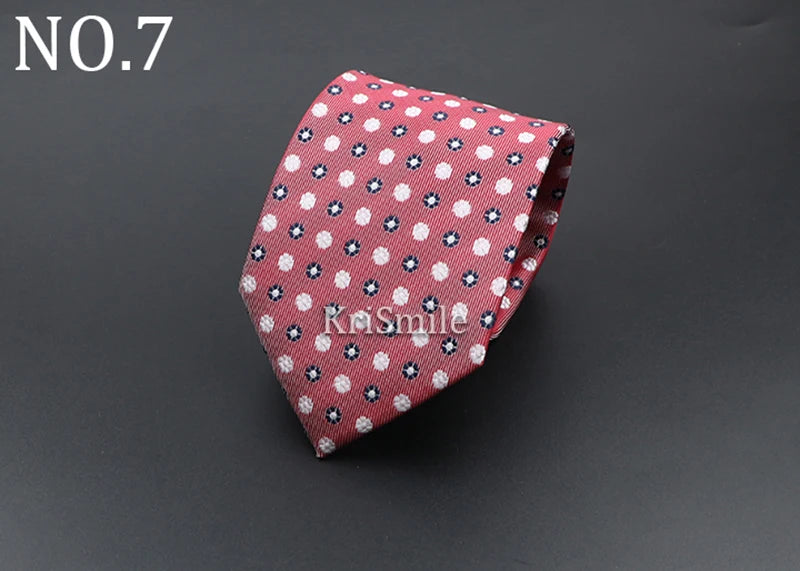 Novelty Ties For Men Cartoon Dog Dots Paisley Striped Fashion Mens Business Meeting Wedding Tuxedo Suit Shirt Daily Wear Cravat