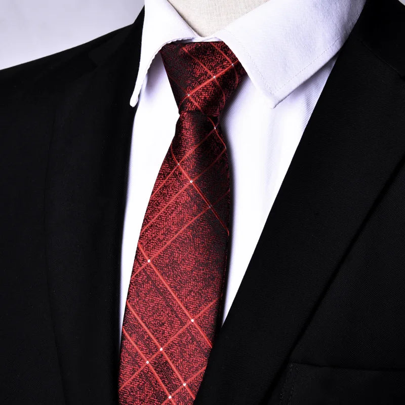 NEW Paisley Zipper Ties for Men 7CM Skinny Neck Tie Solid Striped Neckties Men's Automatic Zipper Tie Blue Lazy Ties