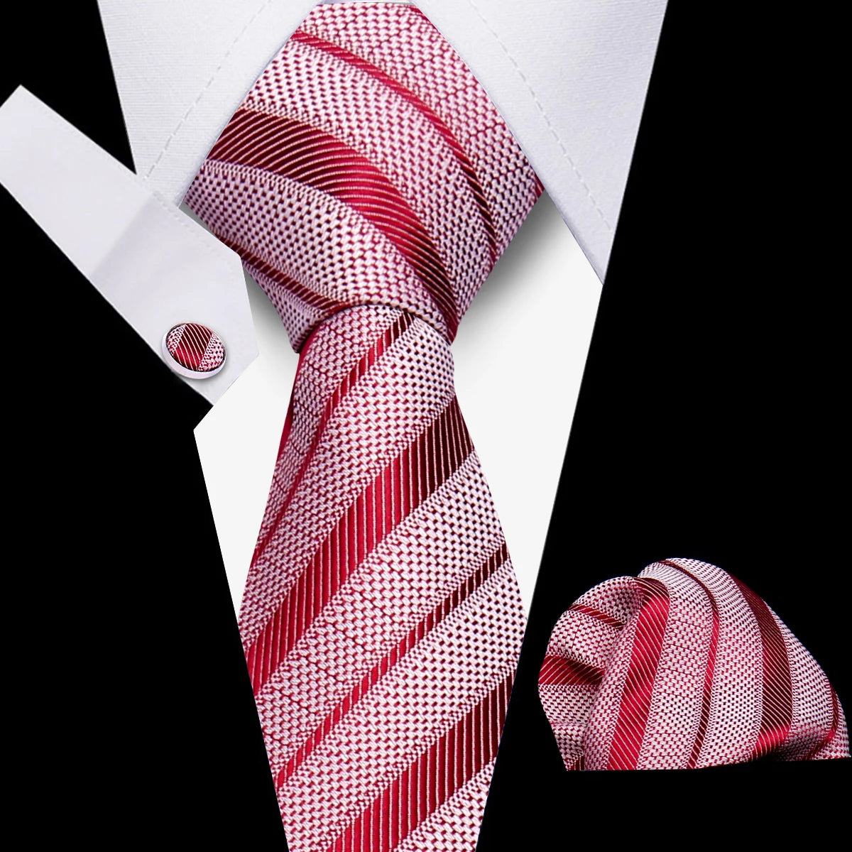 HUISHI 3-Pieces Blue Business Men's Tie Set Handmade NeckTie Men Formal Luxury Wedding High Quality Gravata Suit Accessories