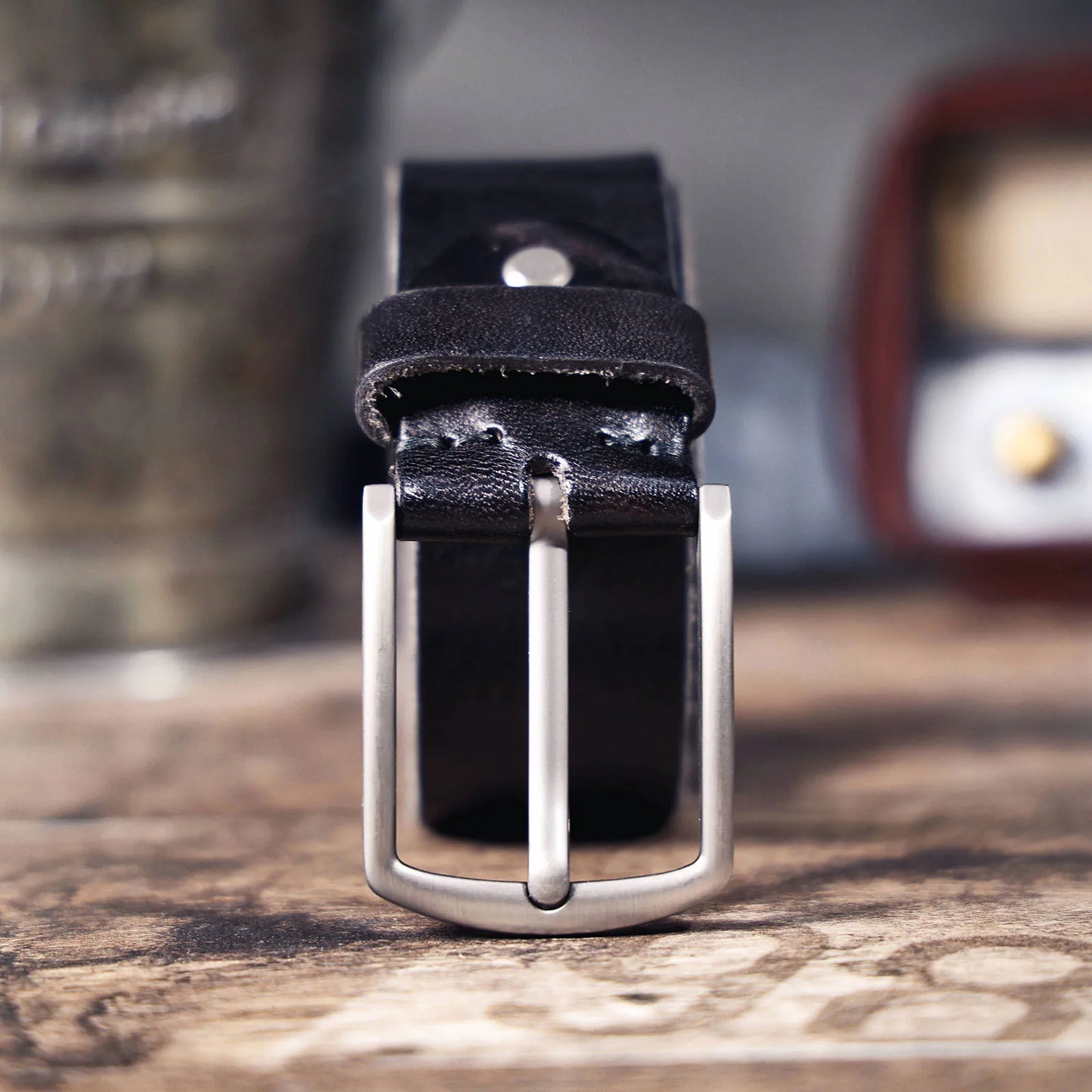 Retro Casual Cowhide Genuine Leather Men's Pin Buckle Belt, StudentBelt, Simple Classic Belt