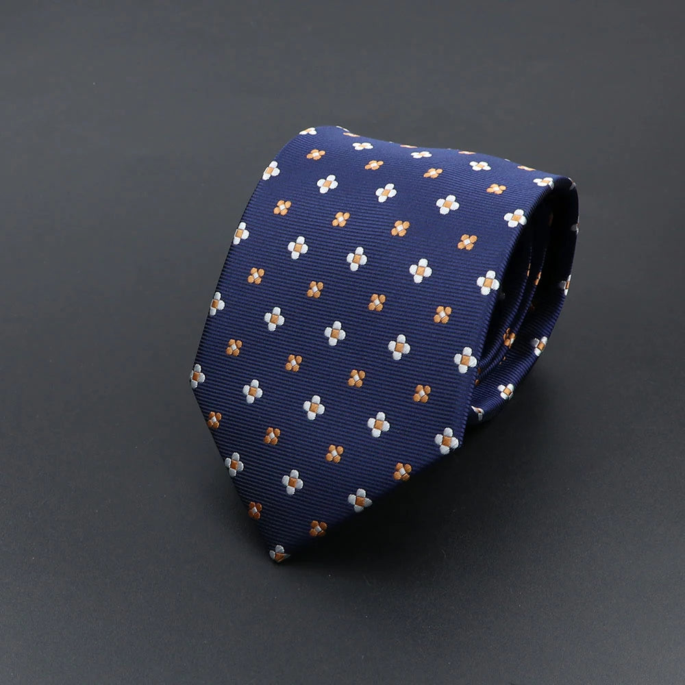Novelty Ties For Men Cartoon Dog Dots Paisley Striped Fashion Mens Business Meeting Wedding Tuxedo Suit Shirt Daily Wear Cravat