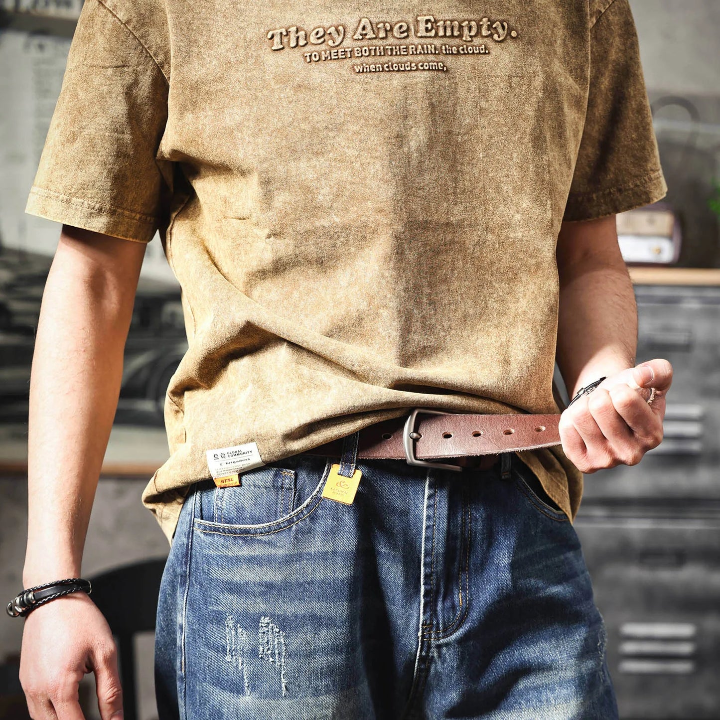 Retro Casual Cowhide Genuine Leather Men's Pin Buckle Belt, StudentBelt, Simple Classic Belt
