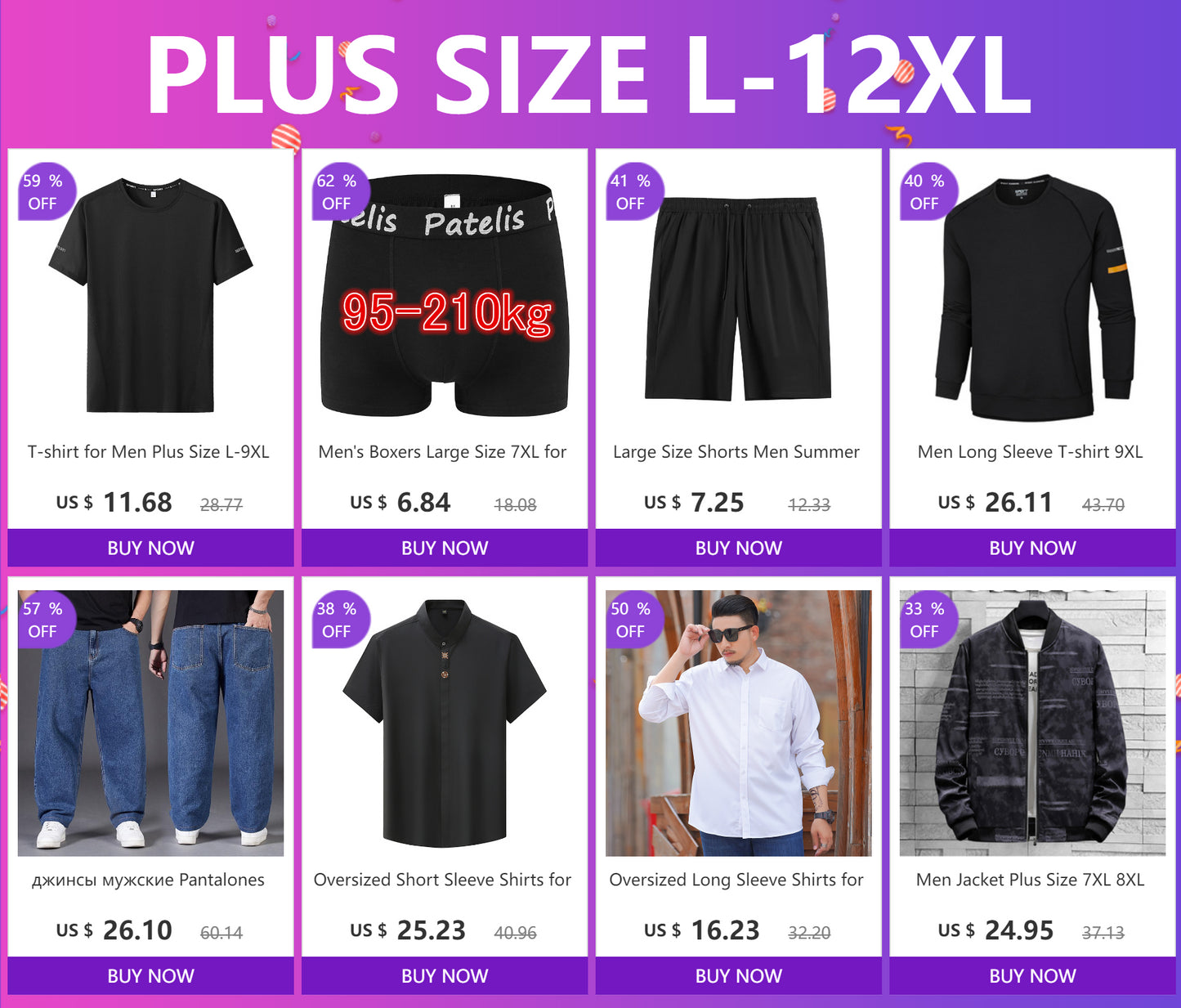 Men's Business Pants Big Size 52 Elastic Waist Straight Suit Pants Formal Work Long Pants Large Size Loose Casual Trousers