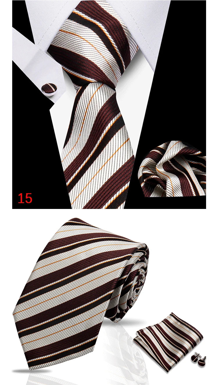 HUISHI 3-Pieces Blue Business Men's Tie Set Handmade NeckTie Men Formal Luxury Wedding High Quality Gravata Suit Accessories