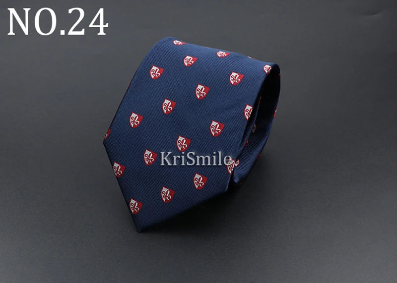Novelty Ties For Men Cartoon Dog Dots Paisley Striped Fashion Mens Business Meeting Wedding Tuxedo Suit Shirt Daily Wear Cravat