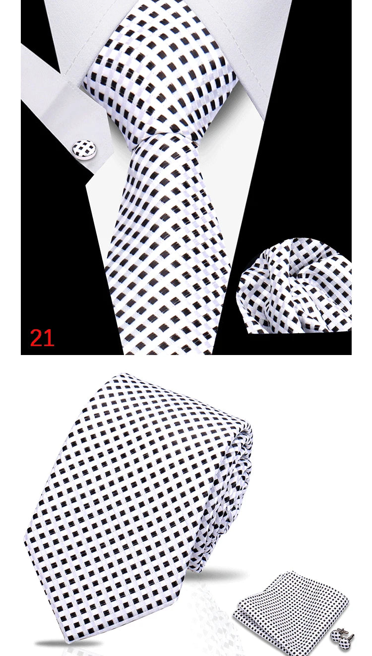 HUISHI 3-Pieces Blue Business Men's Tie Set Handmade NeckTie Men Formal Luxury Wedding High Quality Gravata Suit Accessories