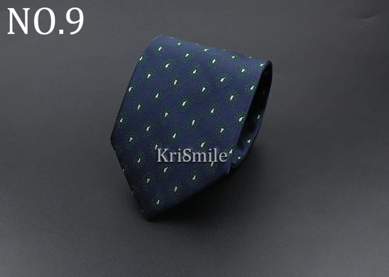 Novelty Ties For Men Cartoon Dog Dots Paisley Striped Fashion Mens Business Meeting Wedding Tuxedo Suit Shirt Daily Wear Cravat