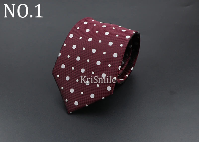 Novelty Ties For Men Cartoon Dog Dots Paisley Striped Fashion Mens Business Meeting Wedding Tuxedo Suit Shirt Daily Wear Cravat