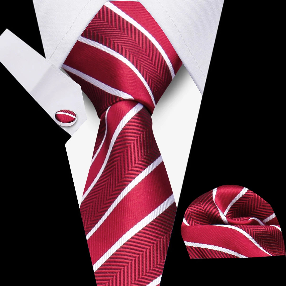 HUISHI 3-Pieces Blue Business Men's Tie Set Handmade NeckTie Men Formal Luxury Wedding High Quality Gravata Suit Accessories