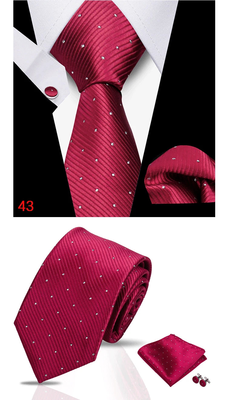HUISHI 3-Pieces Blue Business Men's Tie Set Handmade NeckTie Men Formal Luxury Wedding High Quality Gravata Suit Accessories