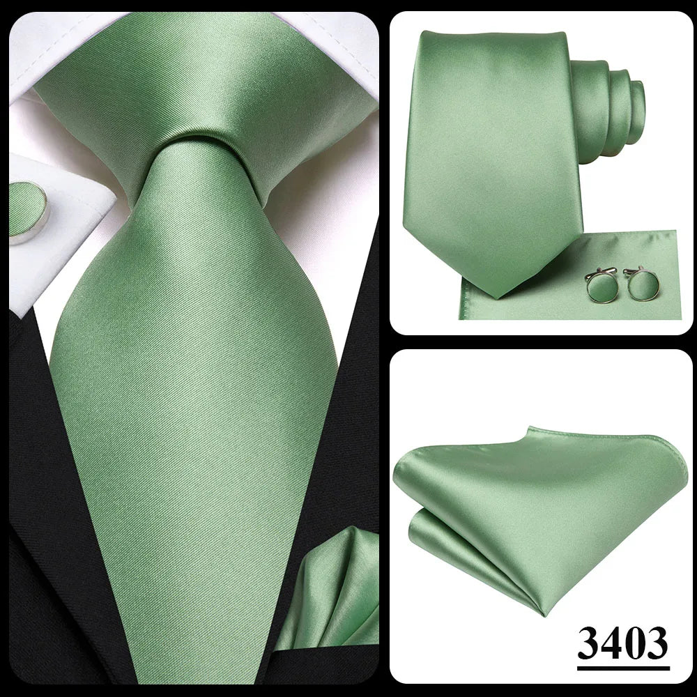 Hi-Tie 100% Silk Luxury Mens Ties Floral Black Gold Ties Paisley NeckTie Pocket Square Cufflinks Set Men's Wedding Party Tie