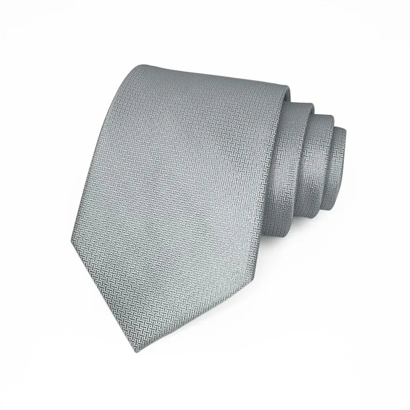 8cm Width Solid Color Dark Striped Neck Ties For Men Trendy Gentlemen Formal Brown Wine Necktie Wedding Party Suit Tuxedo Cravat
