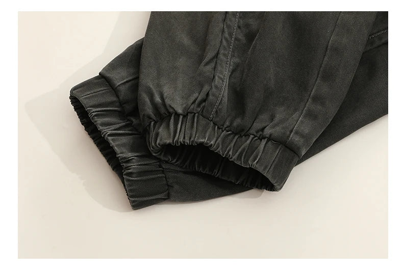 Plus Size Japanese Streetwear Oversize Cargo Pants Men Clothing Harajuku Casual Joggers Korean Hip Hop Baggy Trousers Male