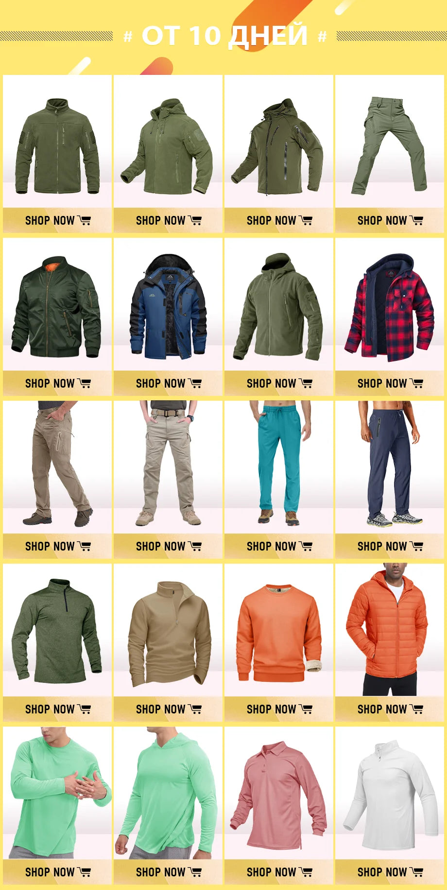TACVASEN Summer Lightweight Trousers Mens Fishing Pants Outdoor Hiking Nylon Quick Dry Pockets Cargo Pants Casual Work Trousers