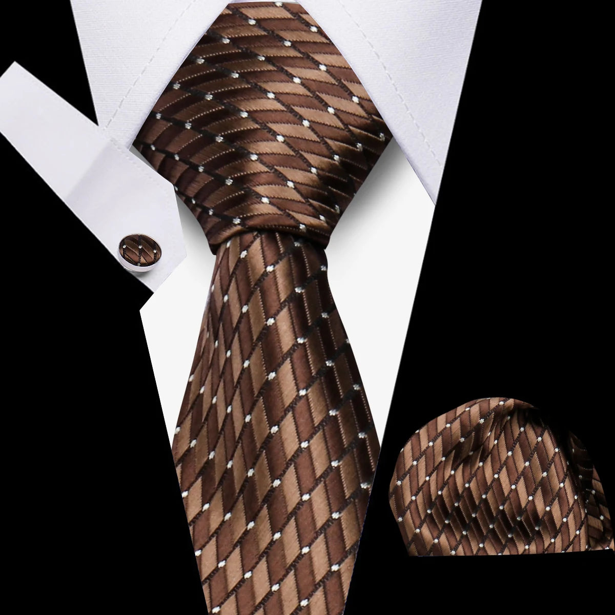 HUISHI 3-Pieces Blue Business Men's Tie Set Handmade NeckTie Men Formal Luxury Wedding High Quality Gravata Suit Accessories