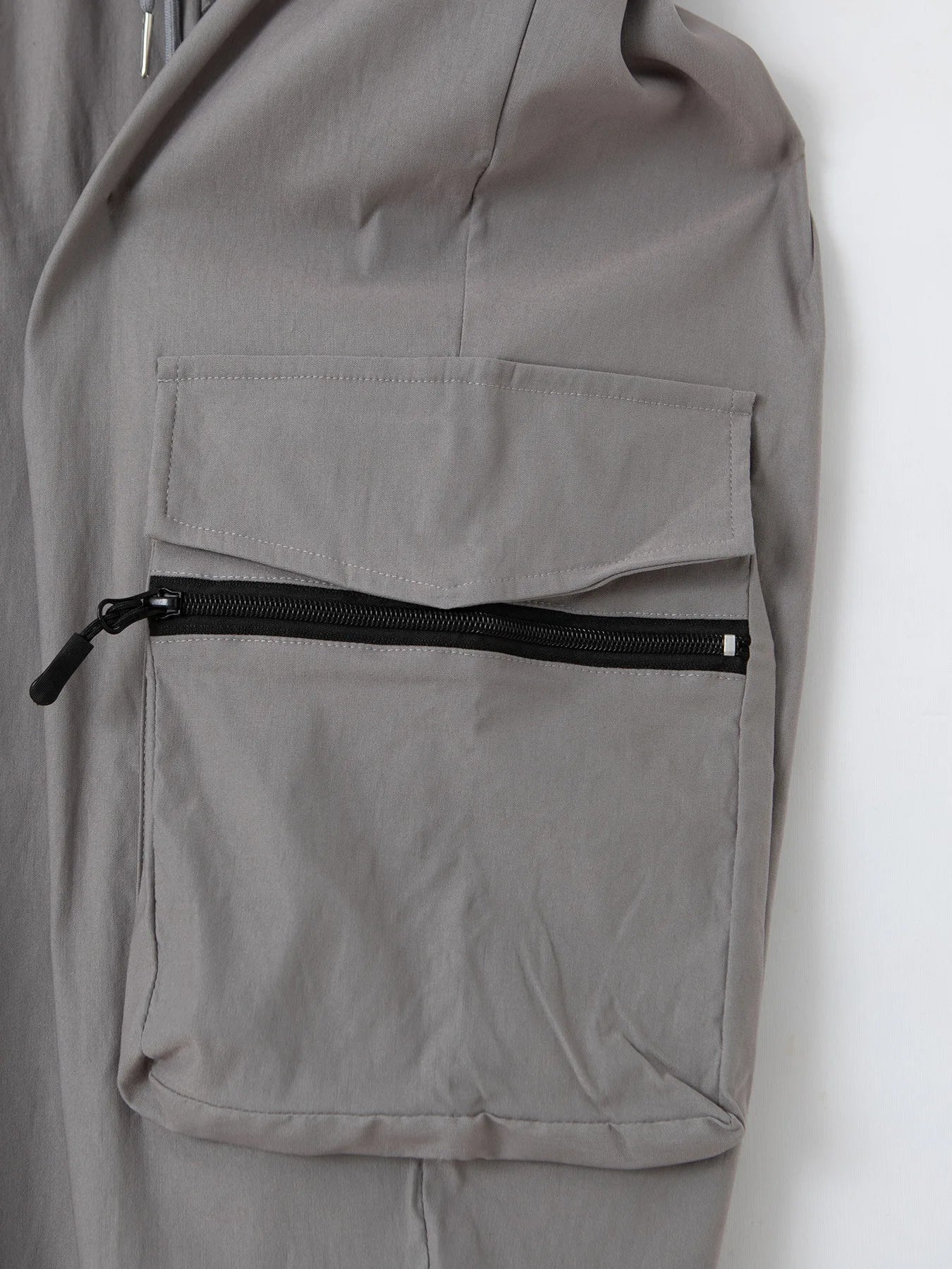2024 Men's spring and autumn drawstring casual multi-pocket leg slim-fit street overalls outdoor trend pants and fitness pants