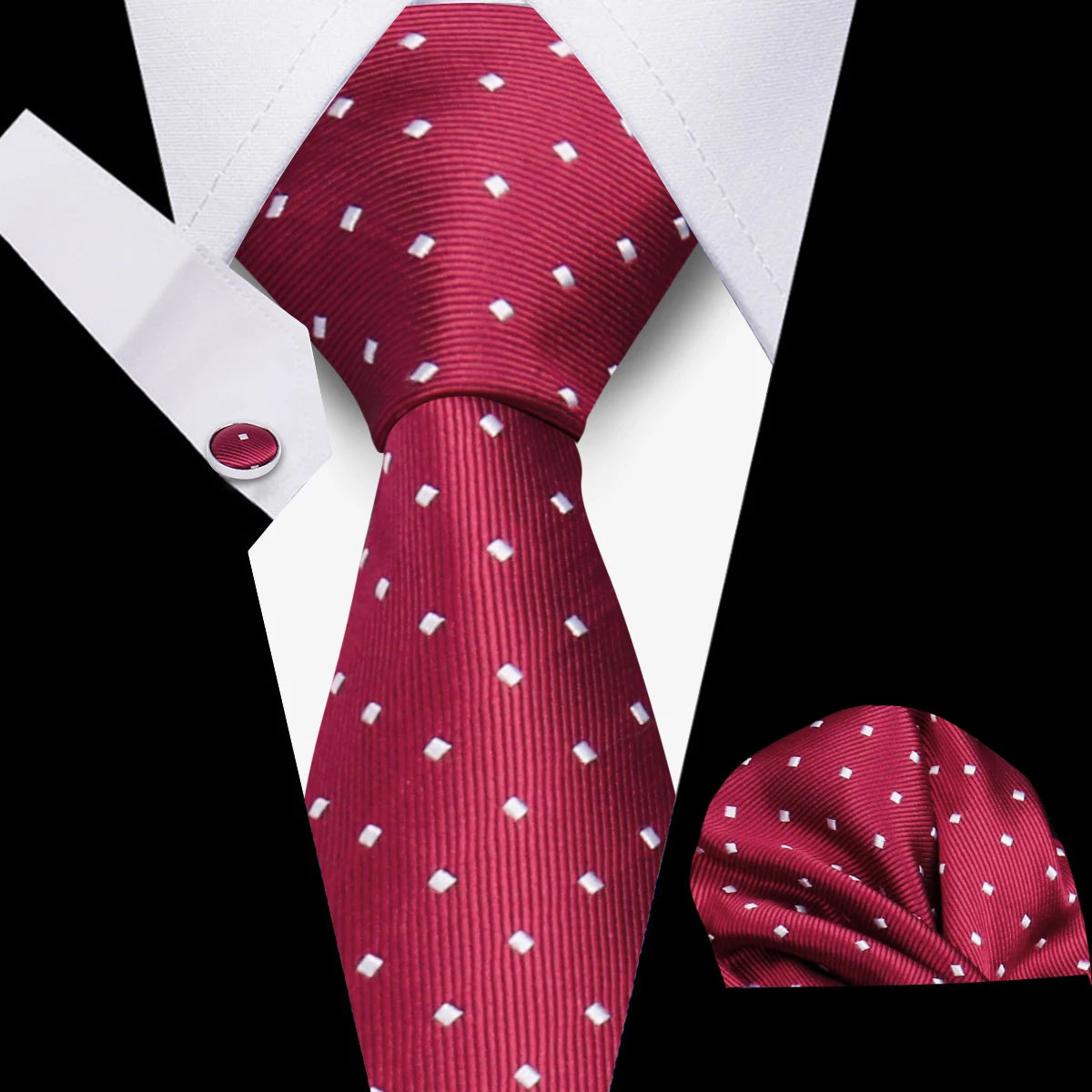 HUISHI 3-Pieces Blue Business Men's Tie Set Handmade NeckTie Men Formal Luxury Wedding High Quality Gravata Suit Accessories