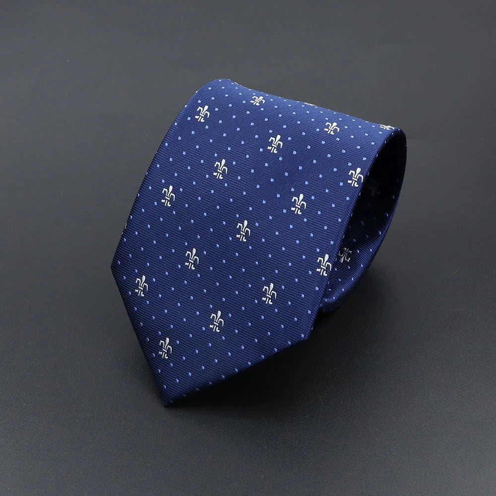 Novelty Ties For Men Cartoon Dog Dots Paisley Striped Fashion Mens Business Meeting Wedding Tuxedo Suit Shirt Daily Wear Cravat