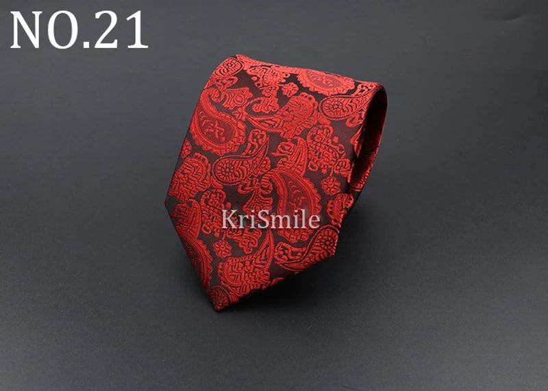 Novelty Ties For Men Cartoon Dog Dots Paisley Striped Fashion Mens Business Meeting Wedding Tuxedo Suit Shirt Daily Wear Cravat