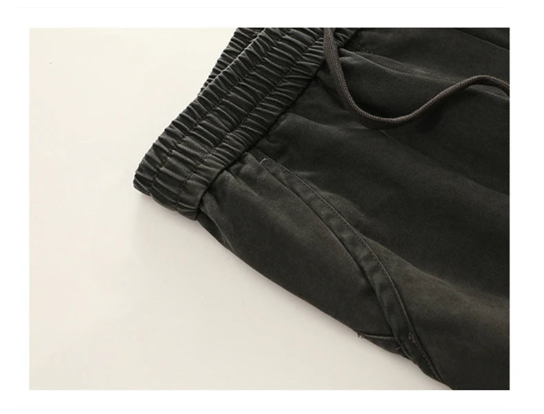Plus Size Japanese Streetwear Oversize Cargo Pants Men Clothing Harajuku Casual Joggers Korean Hip Hop Baggy Trousers Male